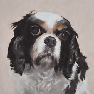 Pet Portrait Paintings by Artist Naomi Veitch