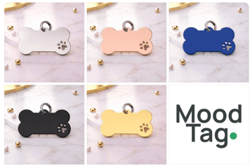MoodTag - Personalised Dog ID Tags MoodTag - Personalised Dog ID Tags