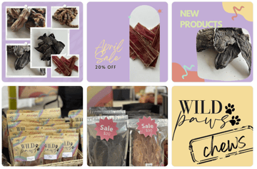 Wild Paws - Raw, Dehydrated Pet Treats