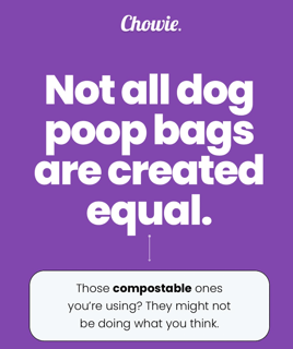 Chowie Landfill Biodegradable Dog Poop Bags