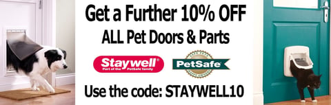 SAVE a Further 10% On ALL Pet Doors