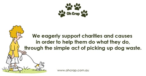 We eagerly support charities