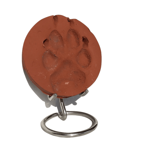 Clay Paw Print & Stand - $50