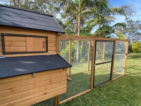 Cabana Chicken Coop with Run