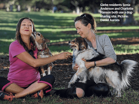 Dogshare Members Sonia and Charlotte