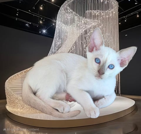 Oramor Chocolate Point Siamese Kitten